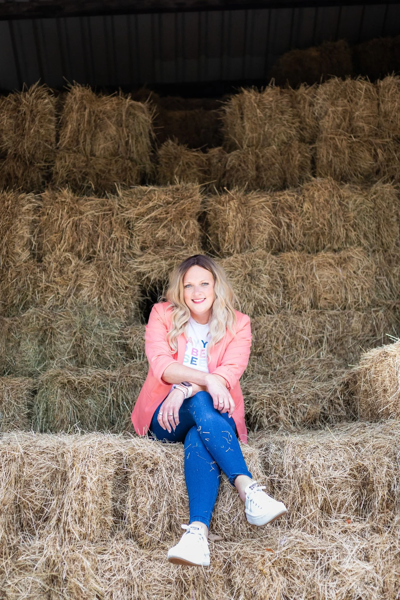 Sarah Johnson during a personal brand shoot