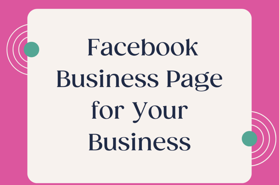 Facebook Page For Your Business
