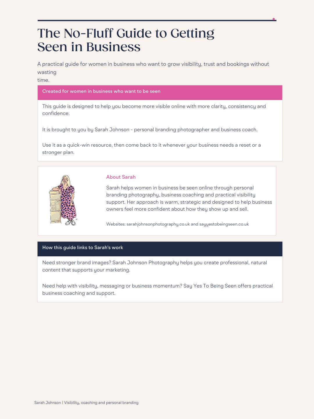 Say Yes To Being Seen®: The No-Fluff Guide to Getting Seen in Business