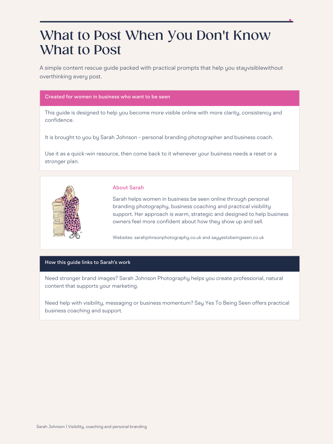 Say Yes To Being Seen®: What to Post When You Don’t Know What to Post