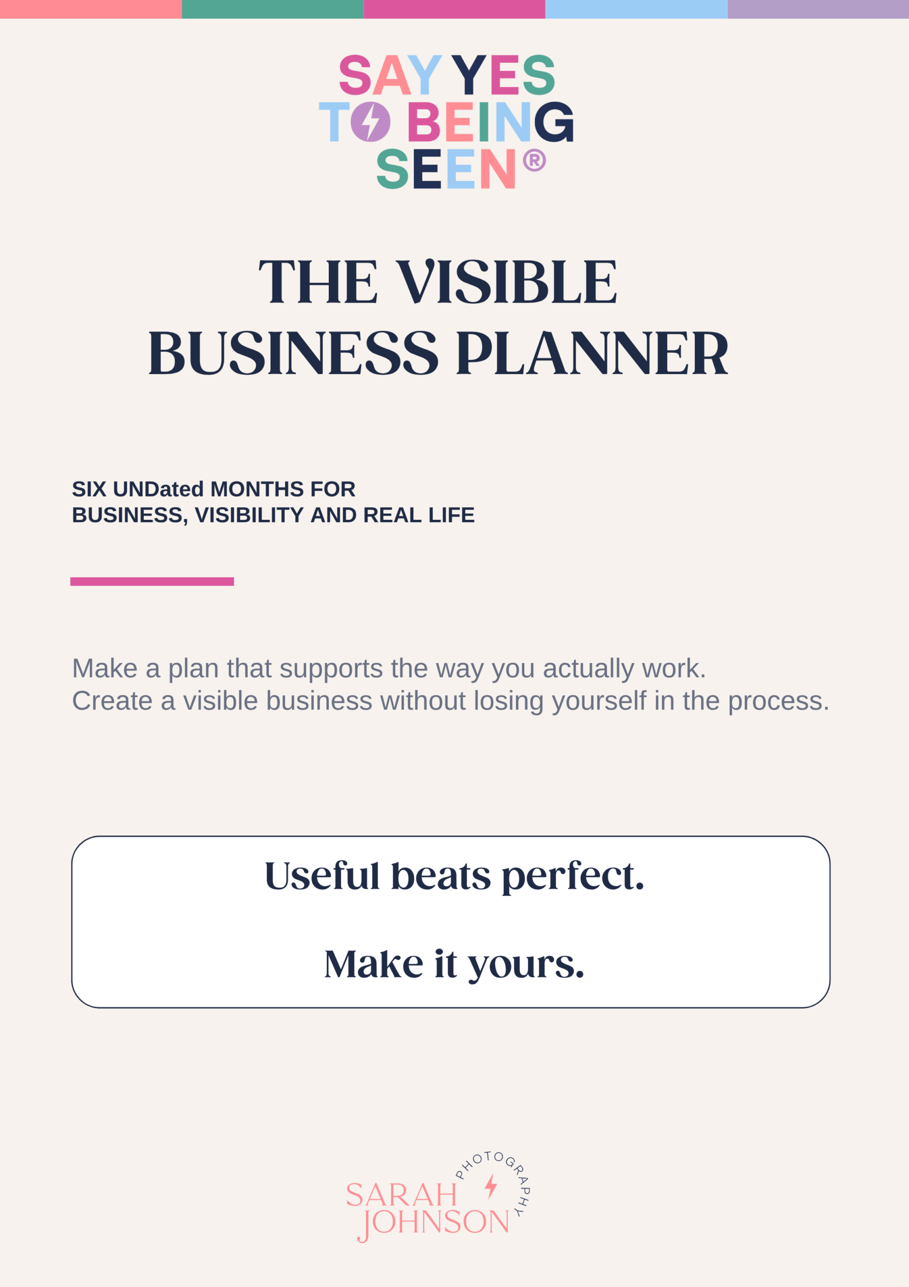 The Visible Business Planner — Six Undated Months