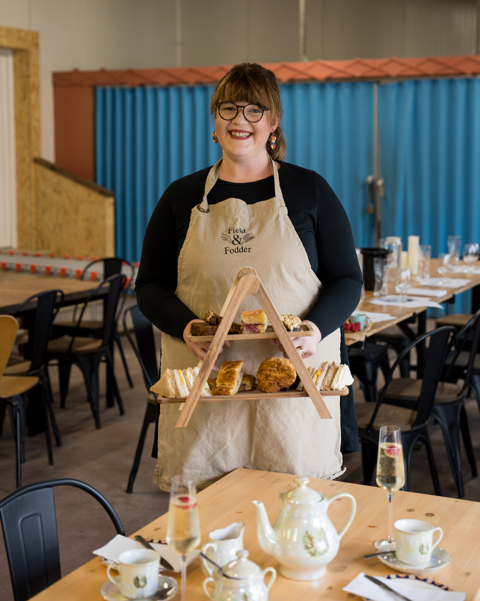 Catering business owner personal branding portrait