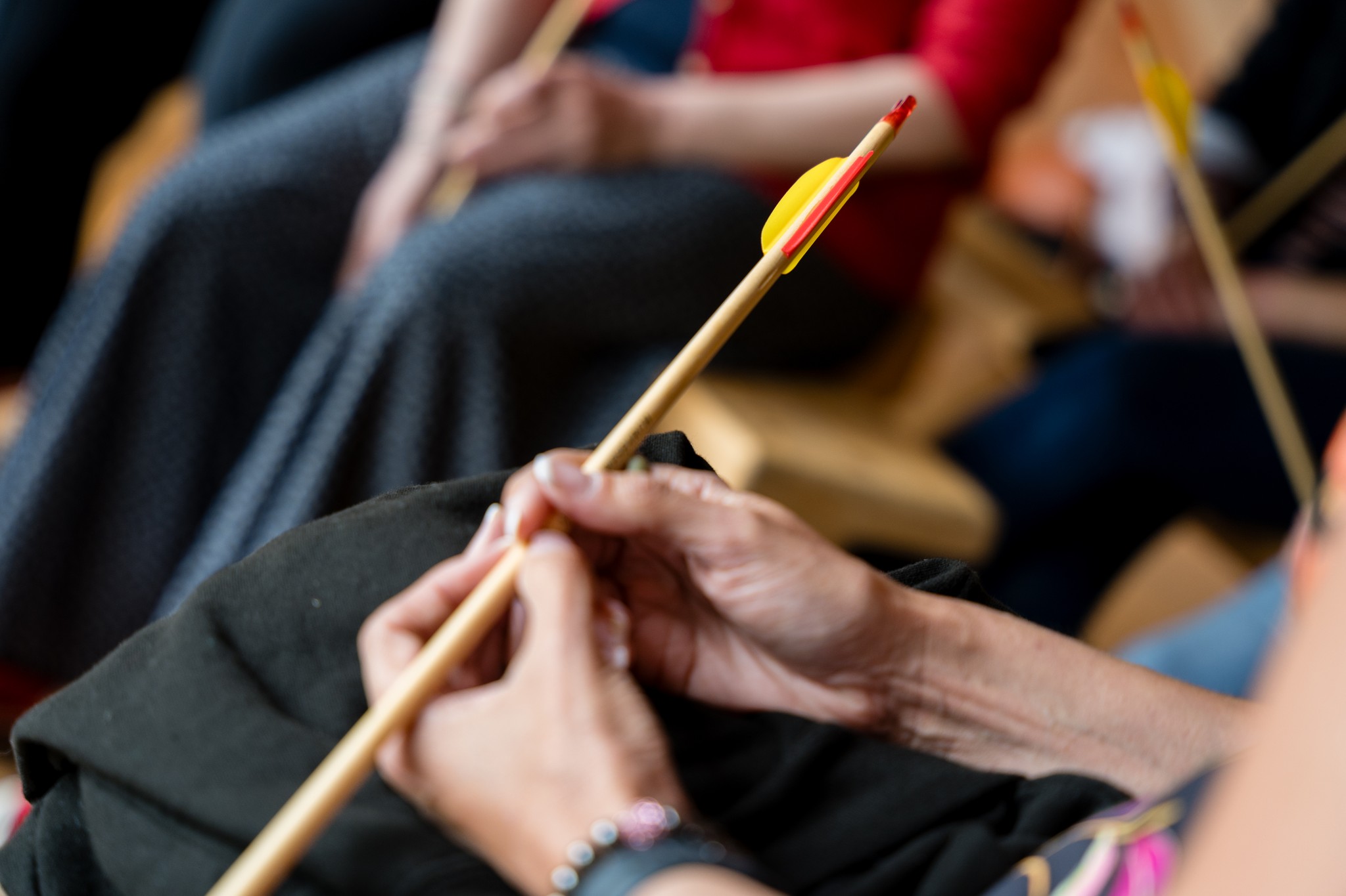Hands at work in a craft business