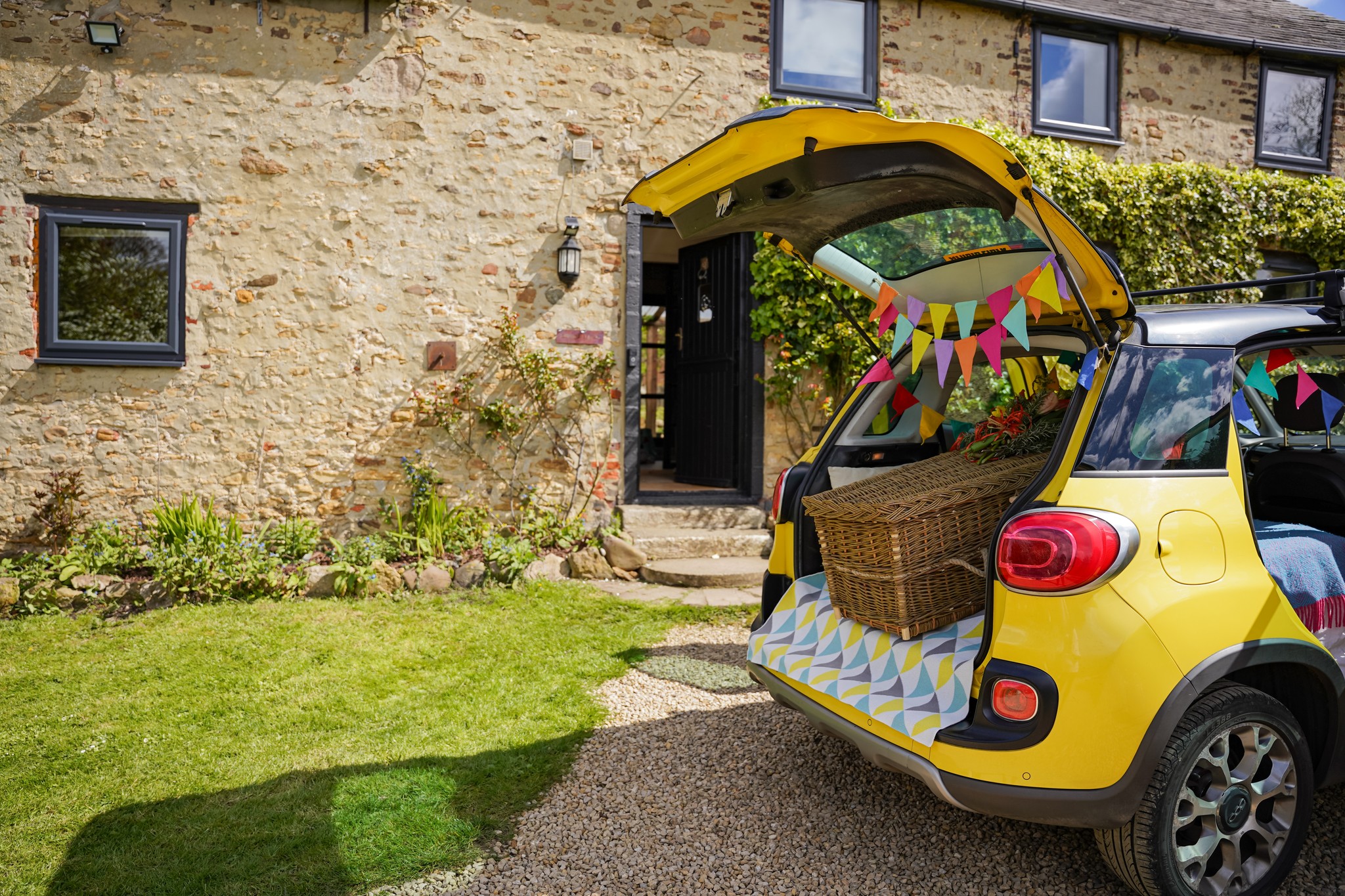 Branded business vehicle photographed during a personal branding session