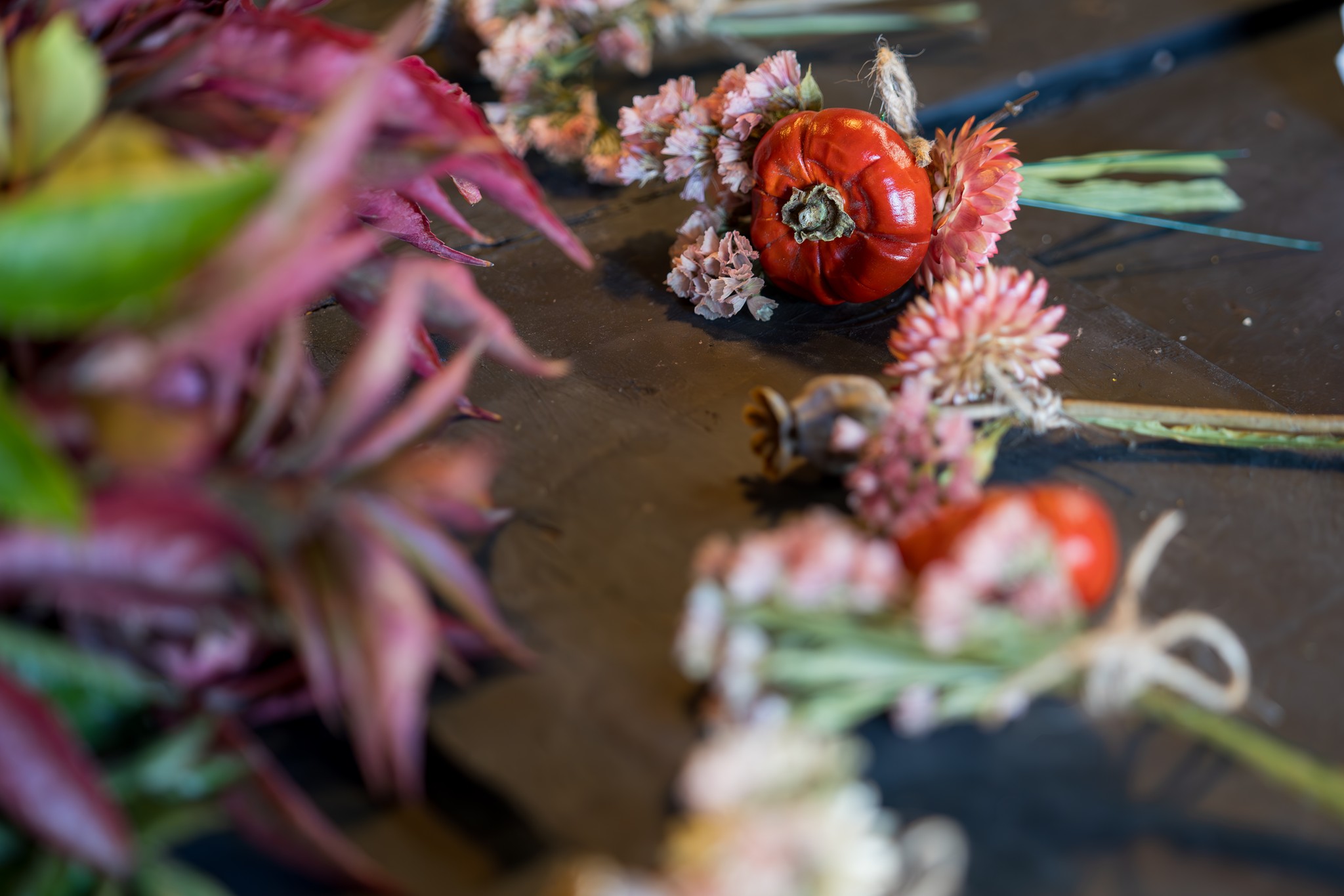 Floral detail photographed for business branding